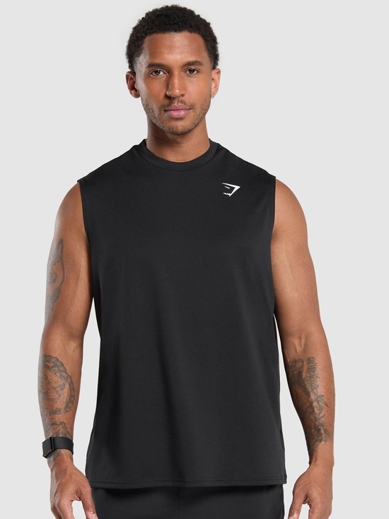 Gymshark Other - Gymshark REACT Drop Arm Tank – Black‎ 💪